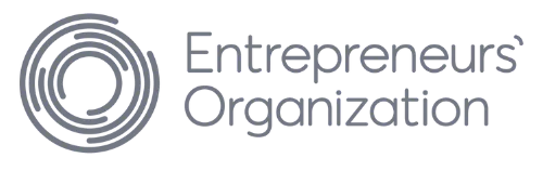 Entrepreneurs' organization Logo, grayscaled