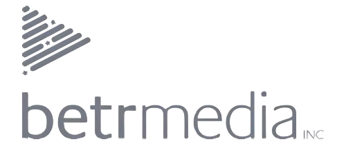 betrmedia Logo, grayscaled